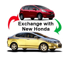 exhange old honda cars with new cars